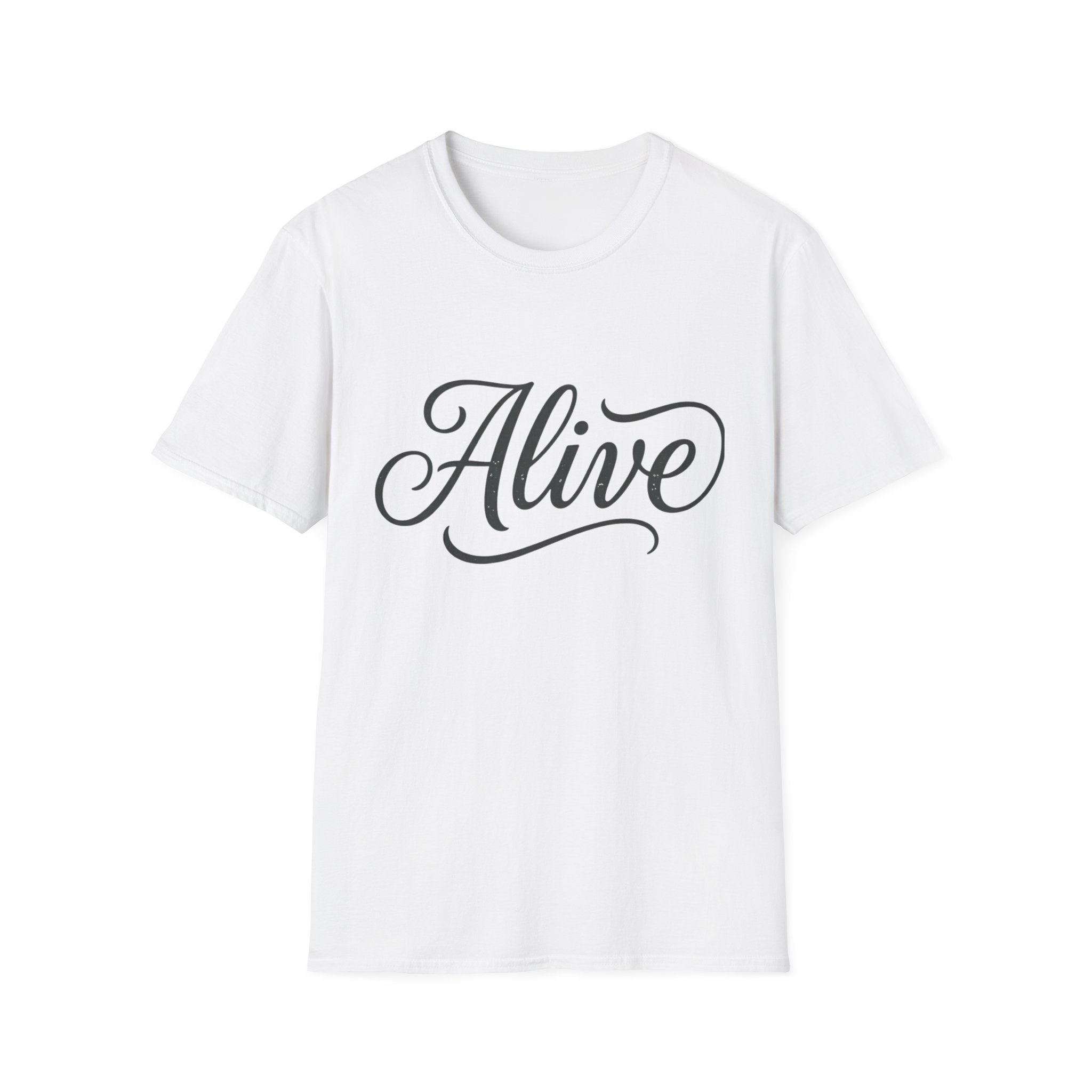 Alive Text T-Shirt