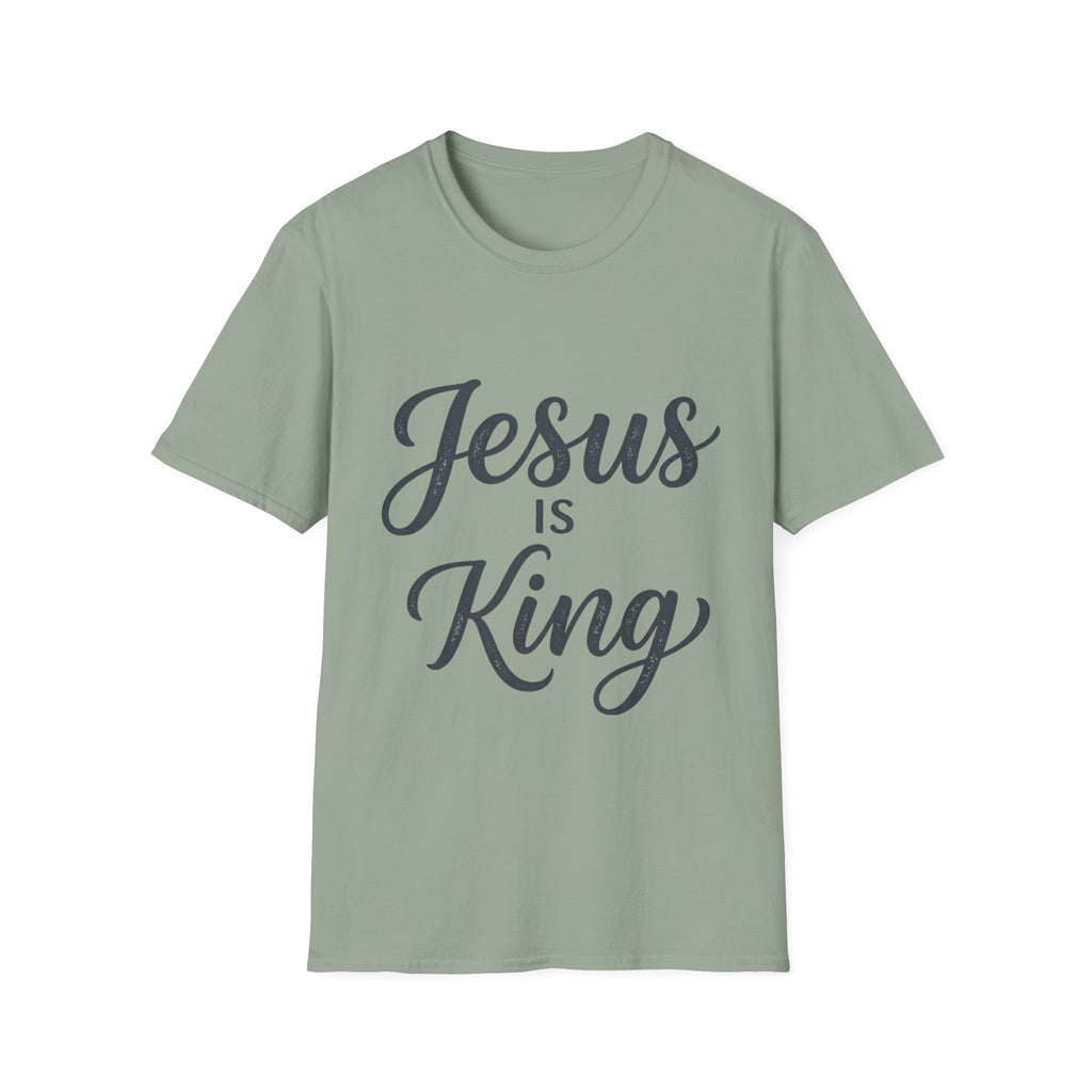 Jesus is King Text T-Shirt