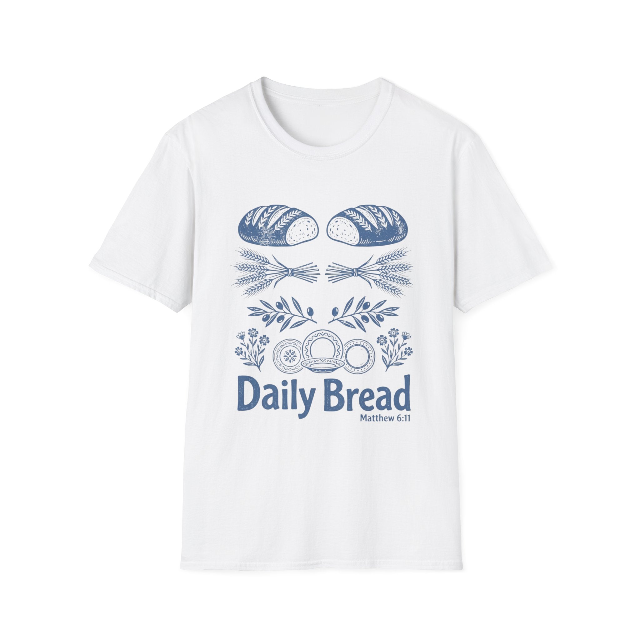 Daily Bread Linocut Style T-Shirt