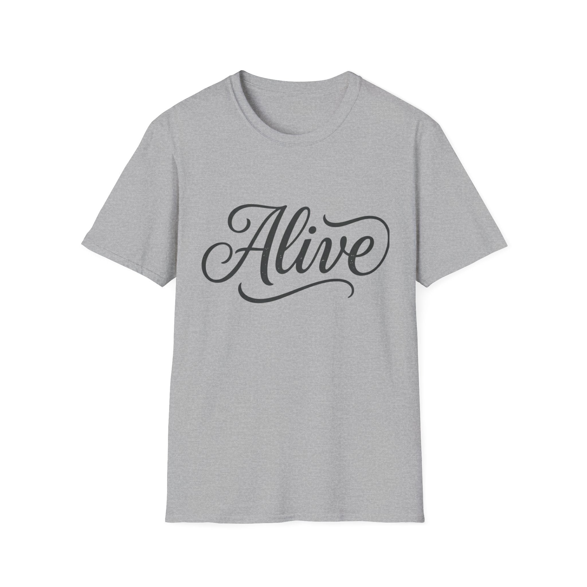 Alive Text T-Shirt