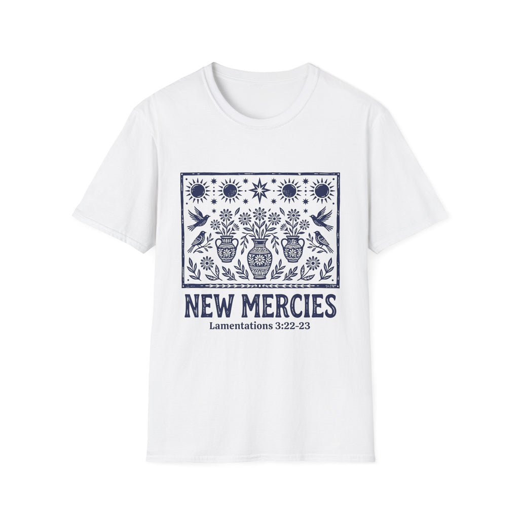 New Mercies Lamentations 3:22-23 T-Shirt