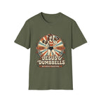 Jesus & Dumbbells Retro Style T-Shirt