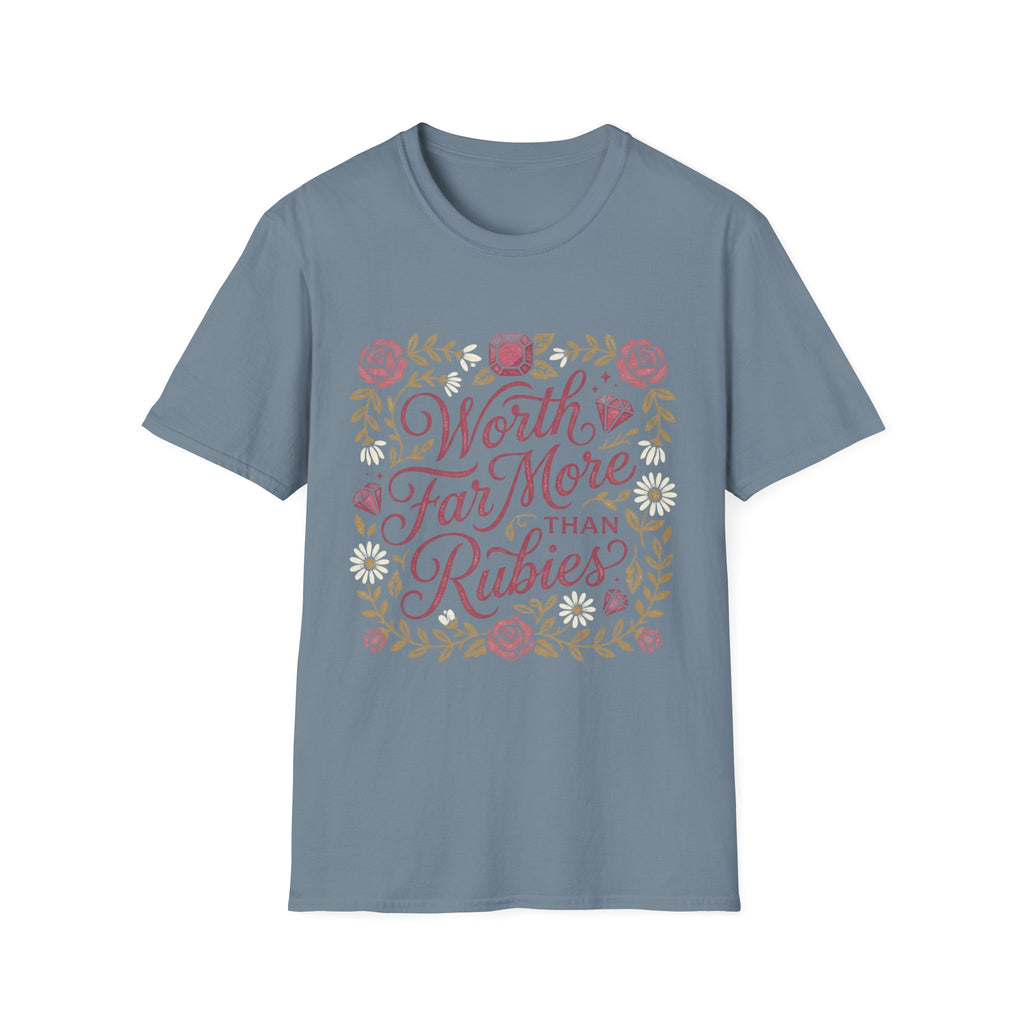 Worth Far More Than Rubies Roses T-Shirt