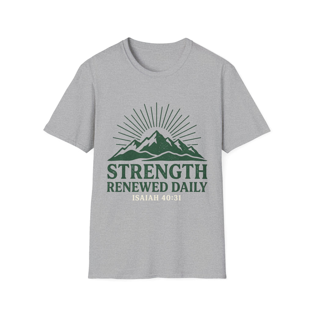 Strength Renewed Daily Green Mountain T-Shirt