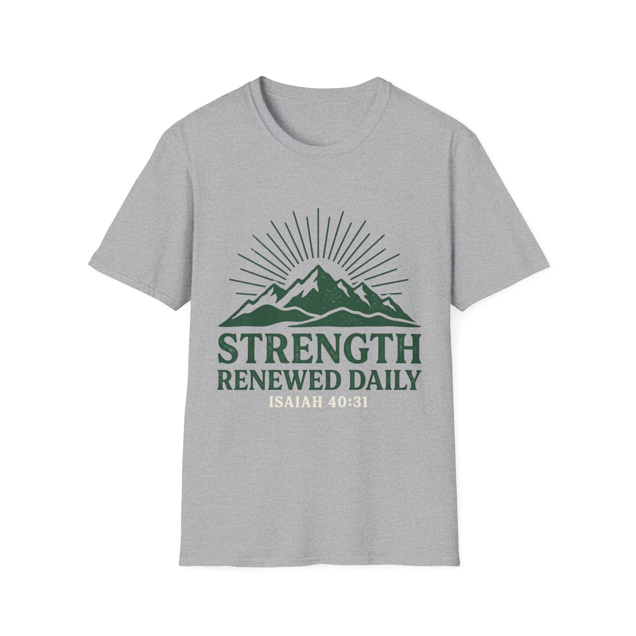 Strength Renewed Daily Green Mountain T-Shirt