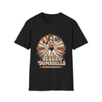 Jesus & Dumbbells Retro Style T-Shirt