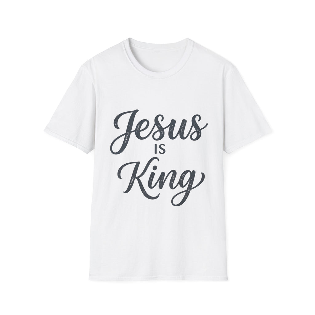 Jesus is King Text T-Shirt