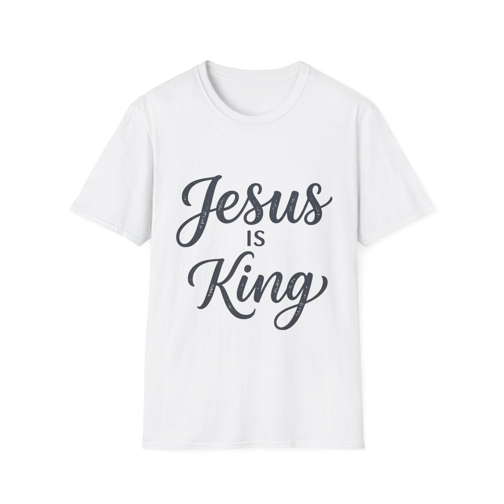 Jesus is King Text T-Shirt
