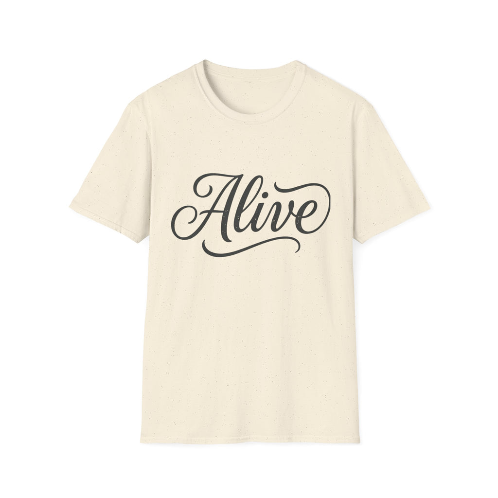 Alive Text T-Shirt