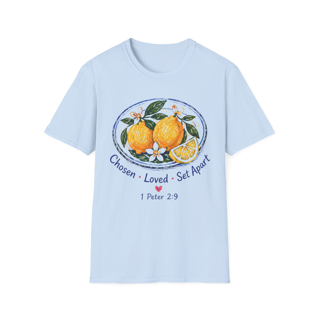 Chosen, Loved, Set Apart 1 Peter 2:9 Lemons T-Shirt