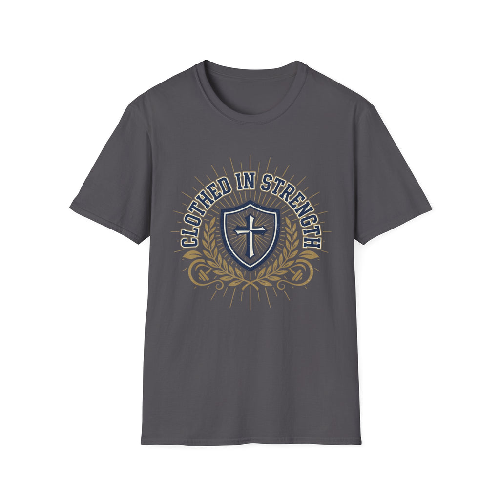 Clothed in Strength Emblem T-Shirt