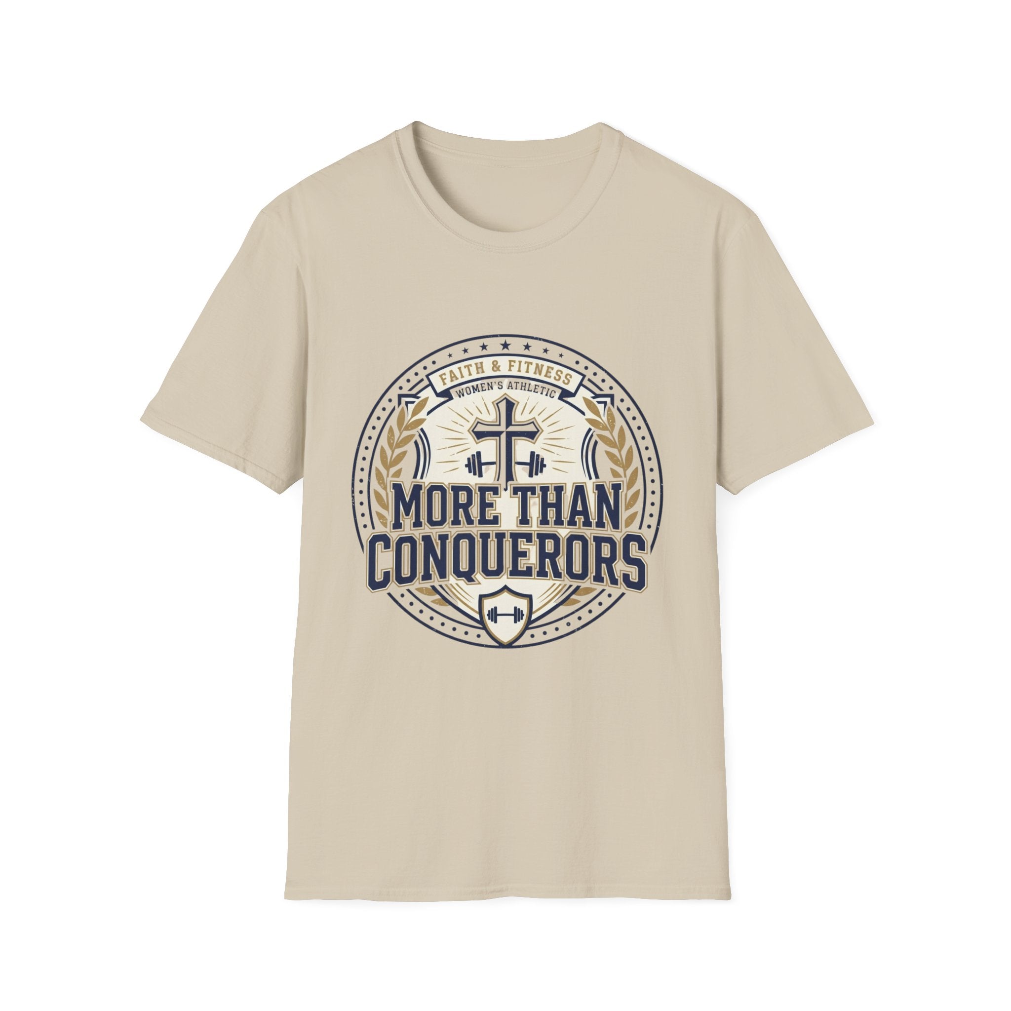More Than Conquerors College Crest T-Shirt