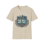She Will Not Fail Crest T-Shirt