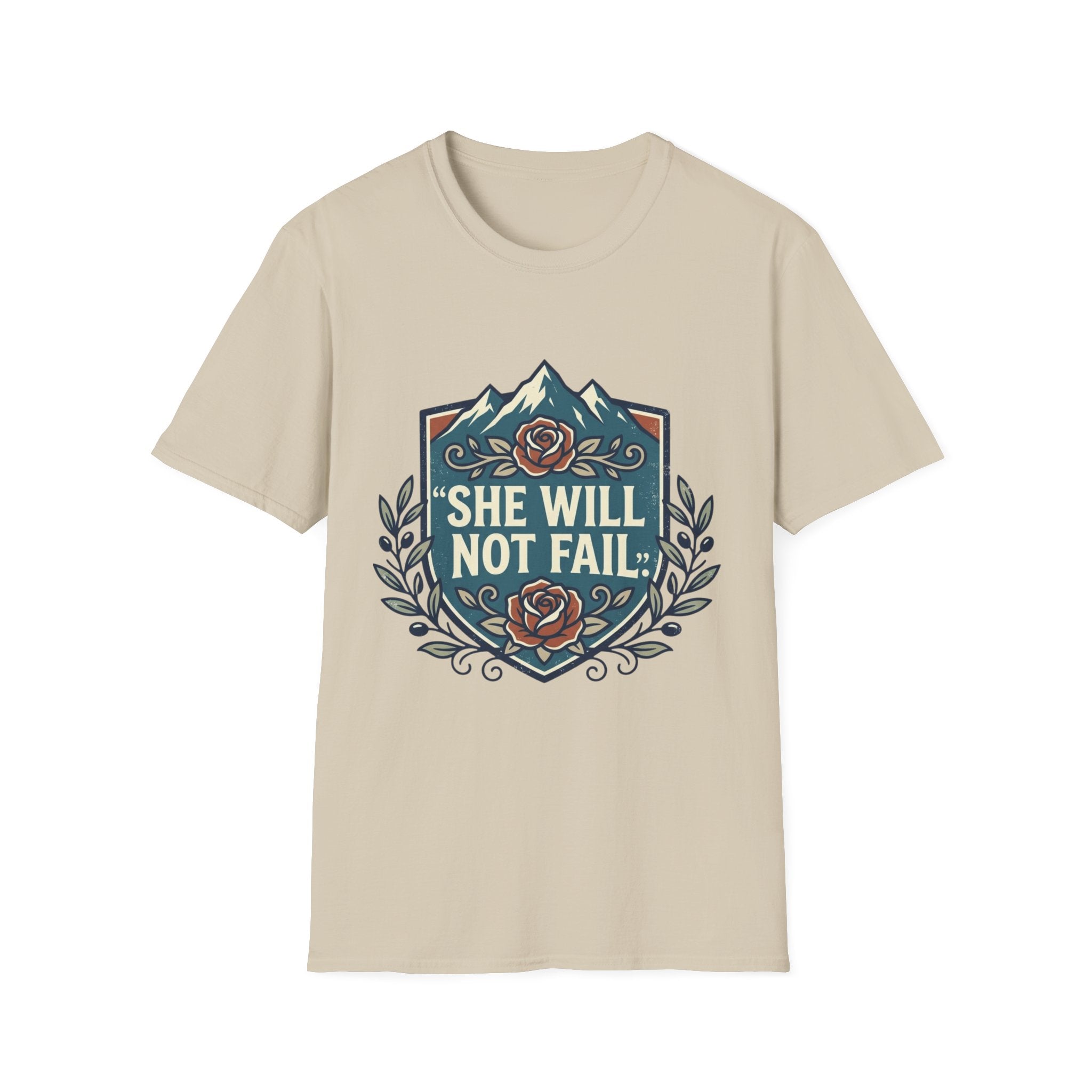 She Will Not Fail Crest T-Shirt