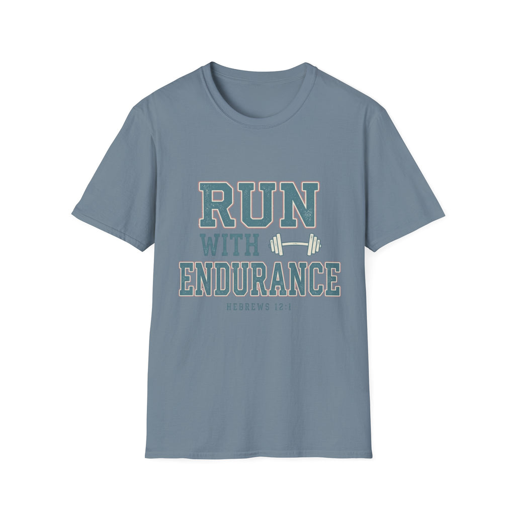 Run With Endurance Dumbbell T-Shirt