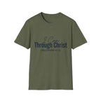 I Can Through Christ Text T-Shirt