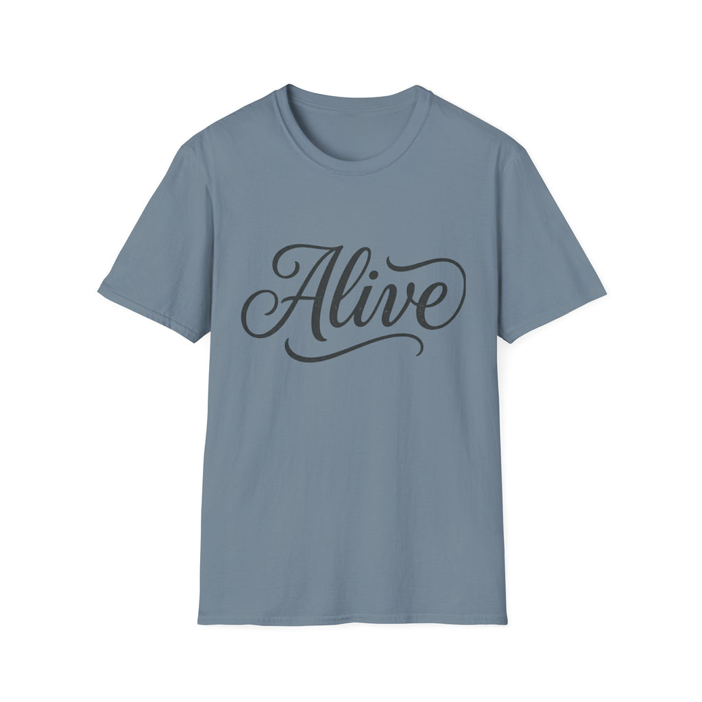 Alive Text T-Shirt