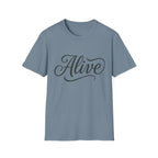 Alive Text T-Shirt