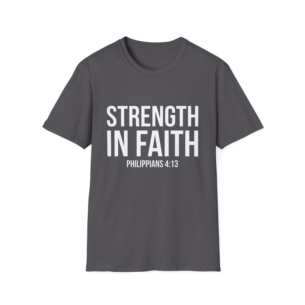 Strength in Faith Philippians 4:13 T-Shirt