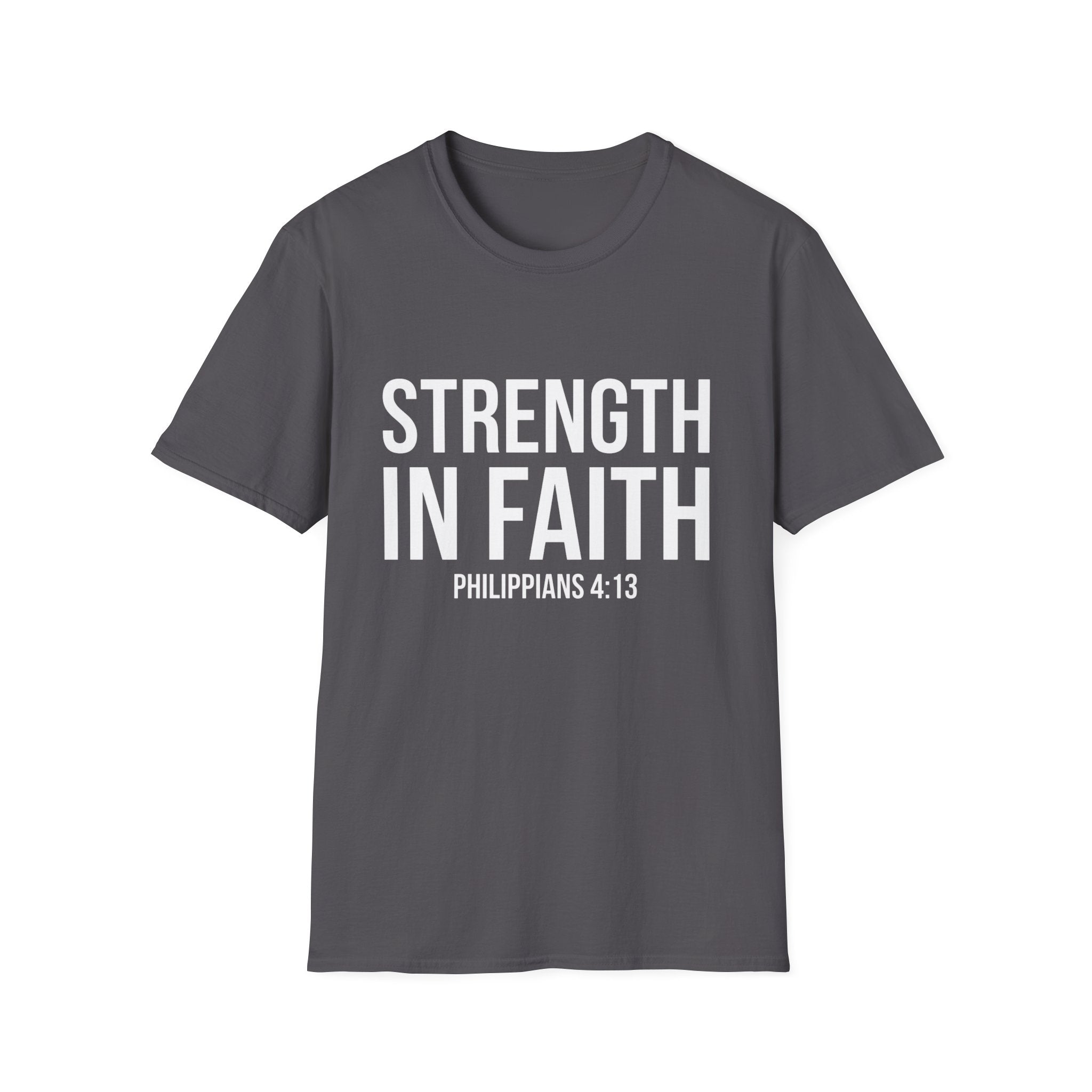 Strength in Faith Philippians 4:13 T-Shirt