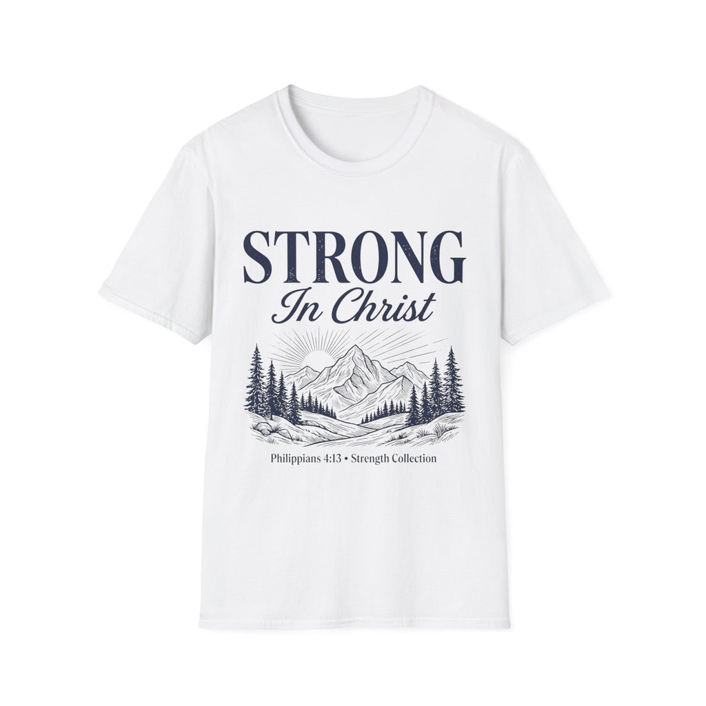 Strong in Christ Mountain T-Shirt