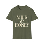 Milk & Honey Text T-Shirt