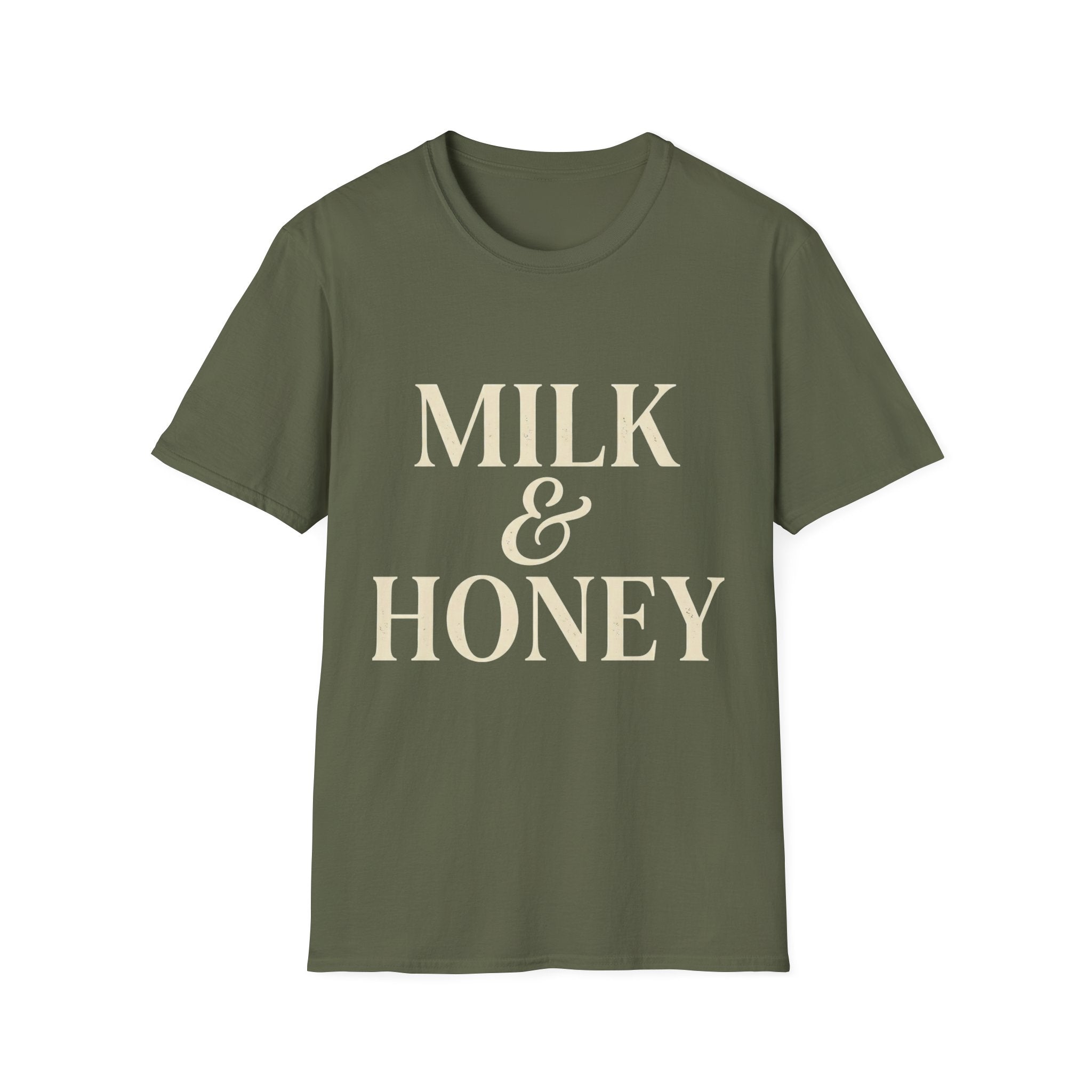 Milk & Honey Text T-Shirt