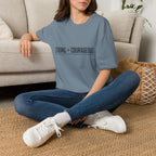 Strong + Courageous Text T-Shirt