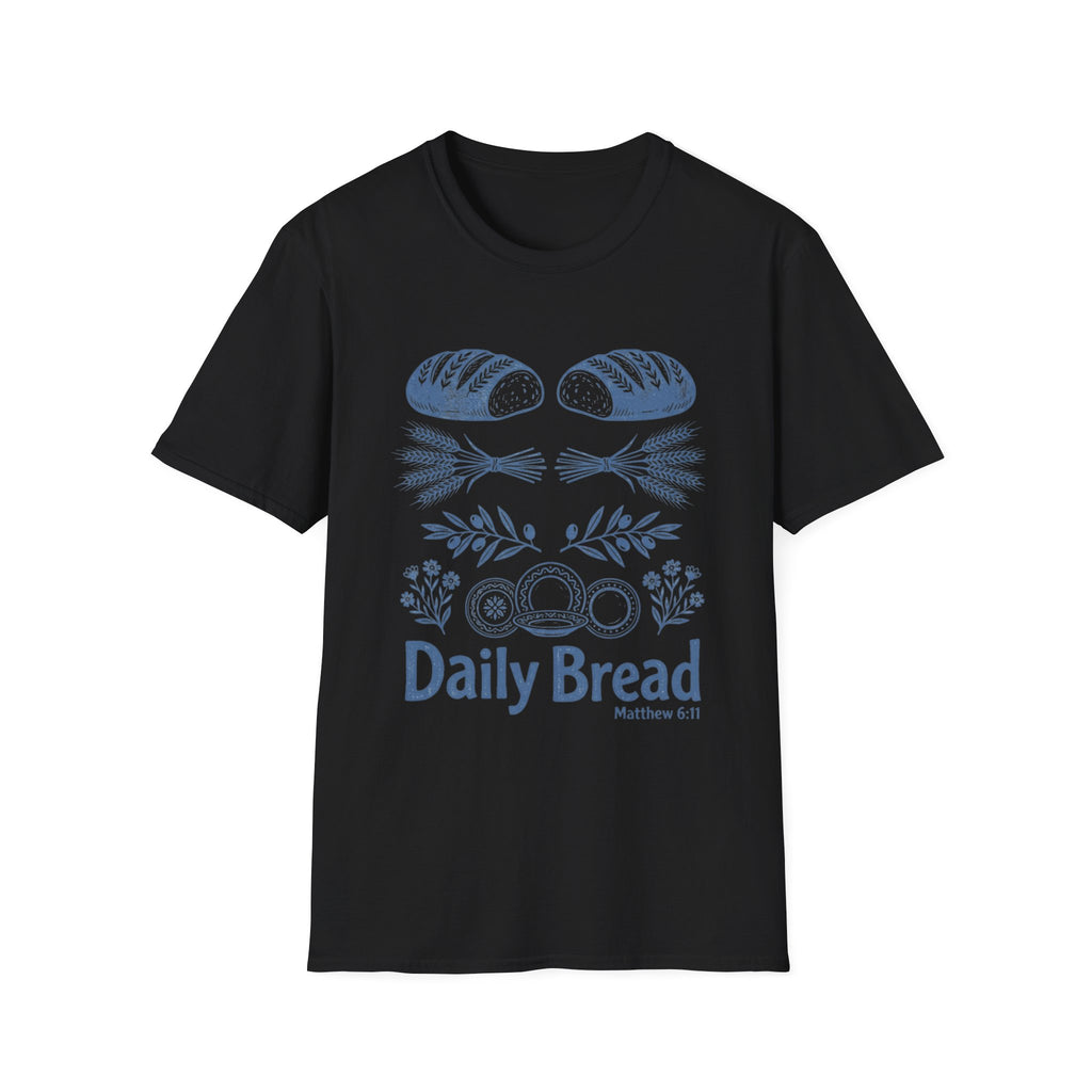 Daily Bread Linocut Style T-Shirt