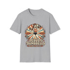 Jesus & Dumbbells Retro Style T-Shirt