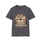Jesus & Dumbbells Retro Style T-Shirt