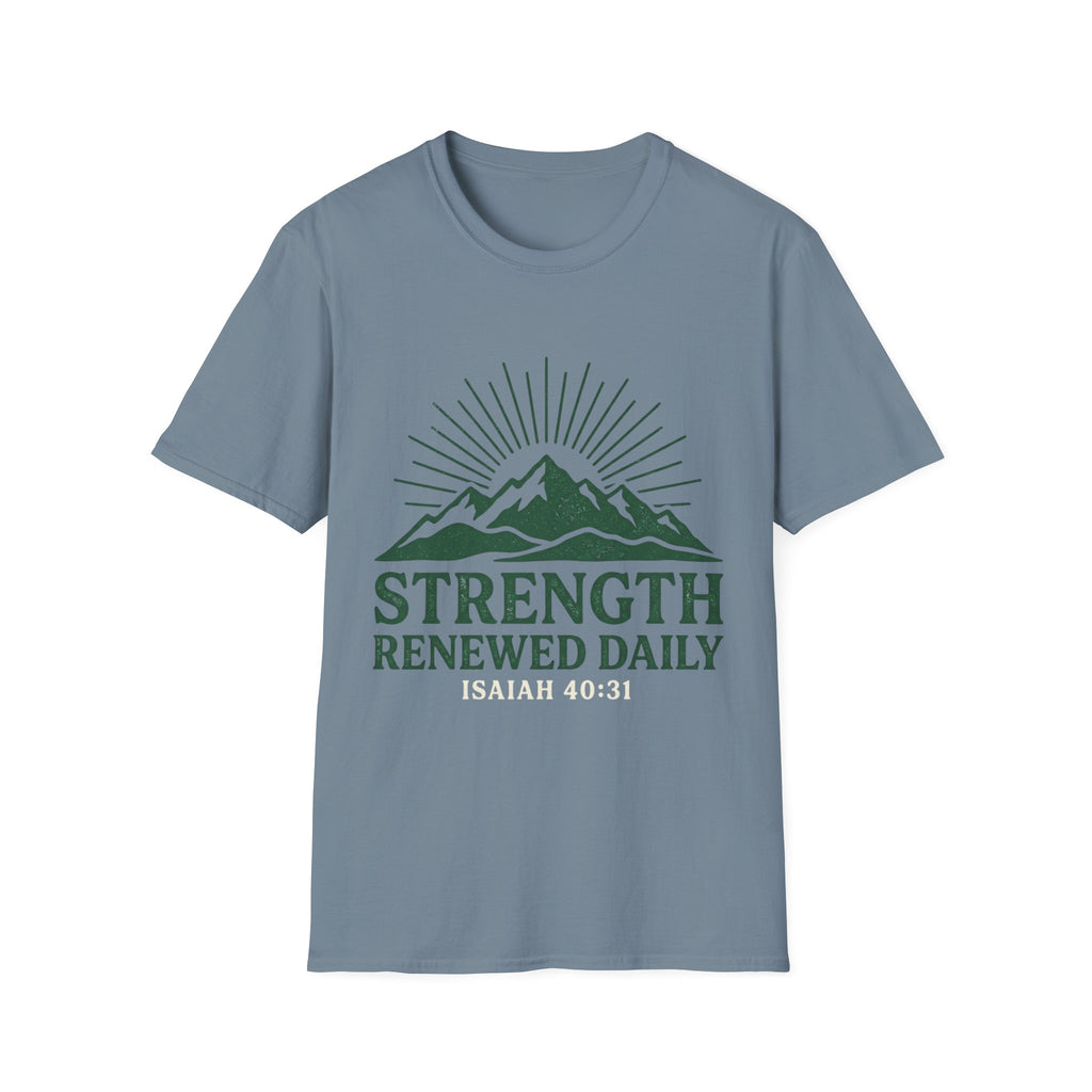 Strength Renewed Daily Green Mountain T-Shirt