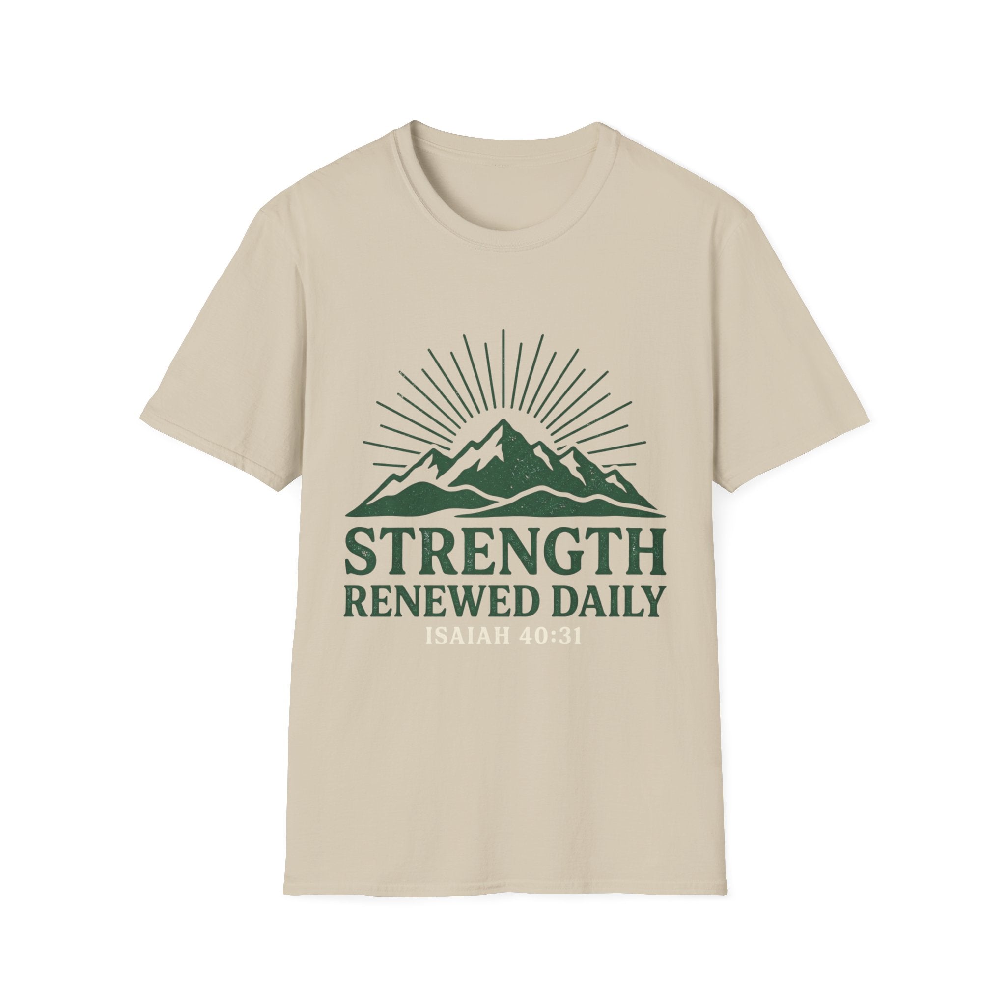 Strength Renewed Daily Green Mountain T-Shirt