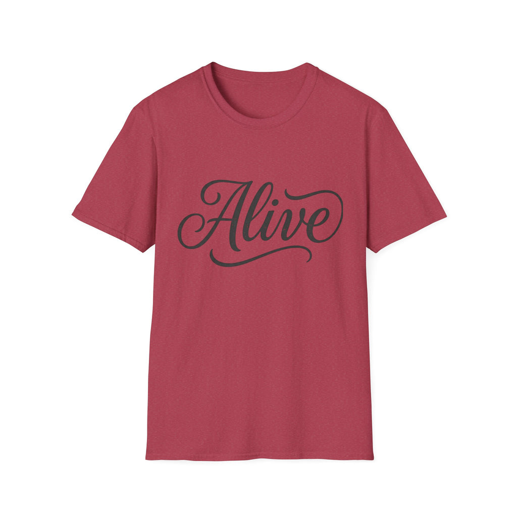 Alive Text T-Shirt