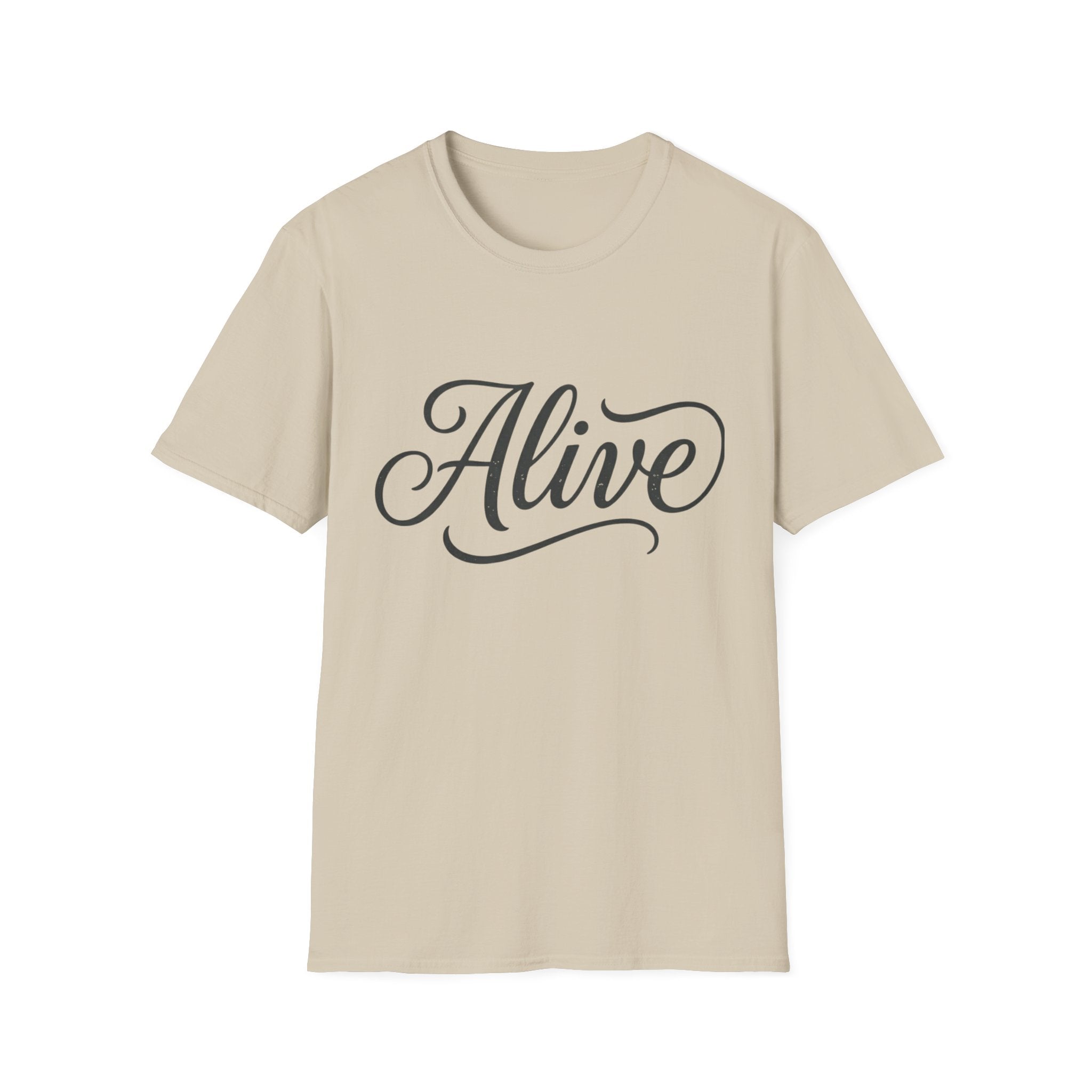 Alive Text T-Shirt