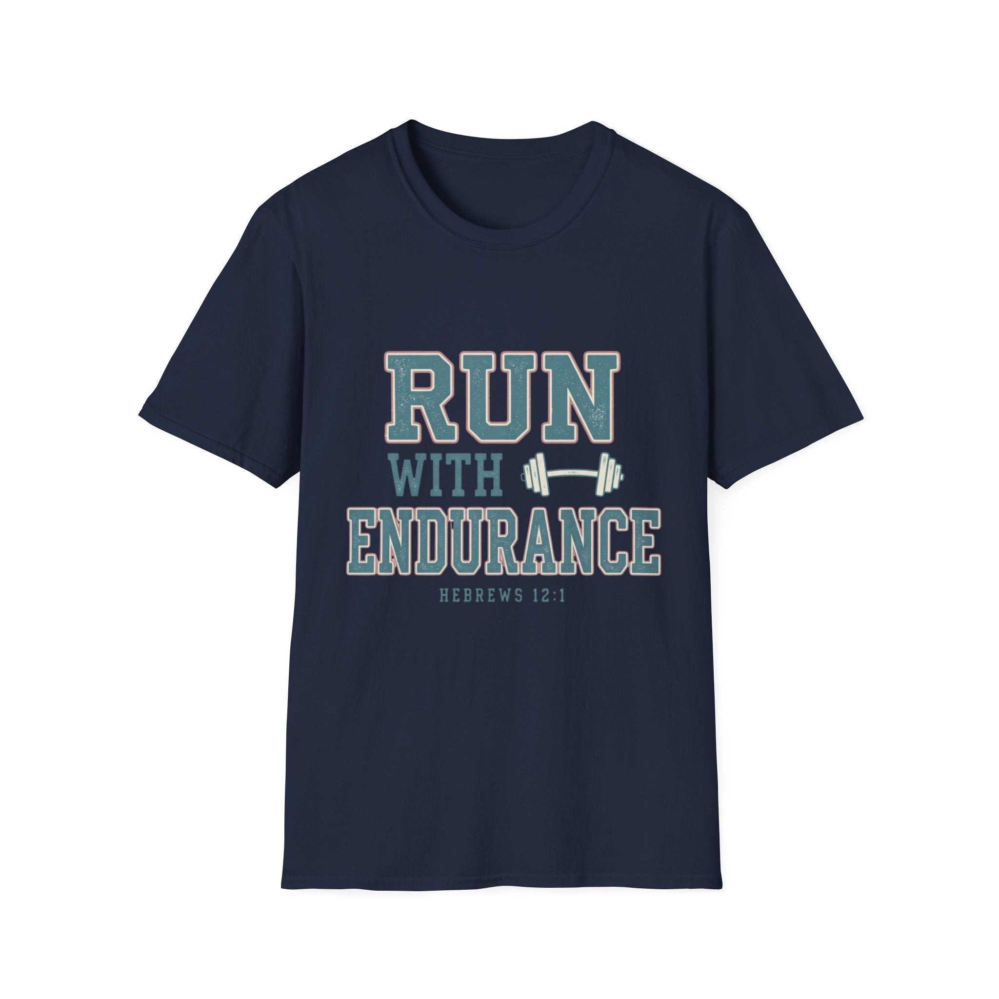 Run With Endurance Dumbbell T-Shirt