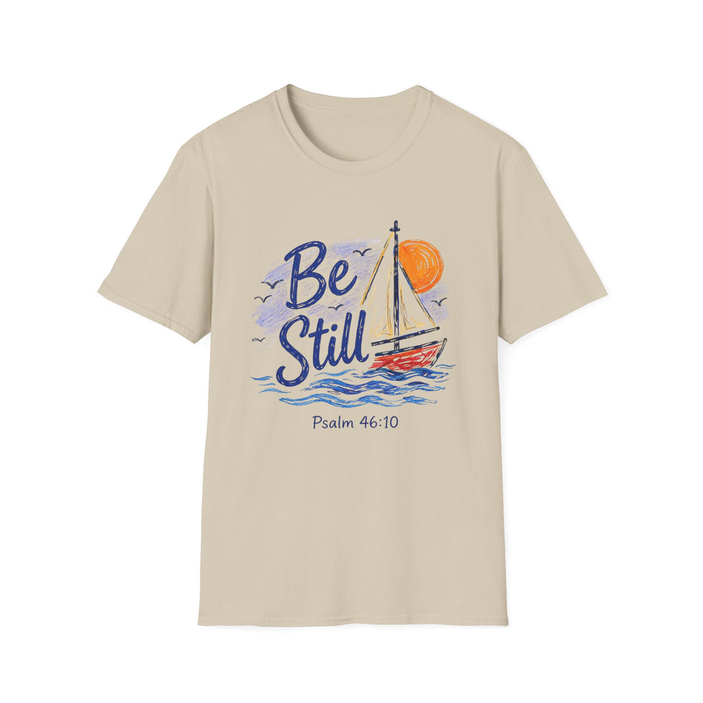Be Still Psalm 46:10 Yacht T-Shirt