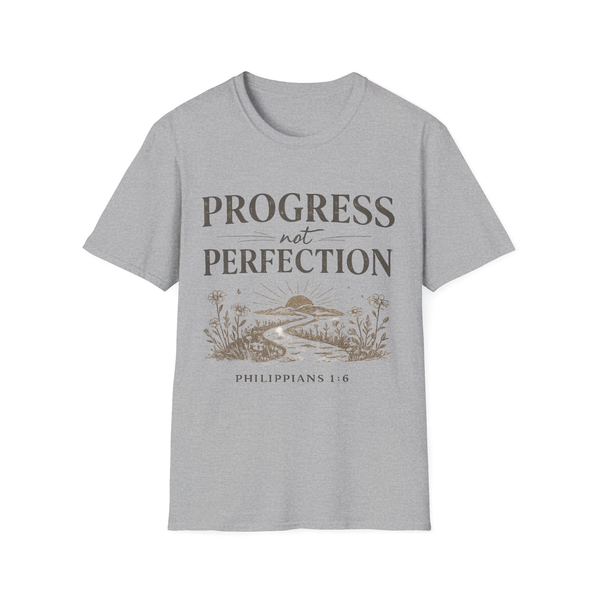 Progress Not Perfection Sunrise T-Shirt