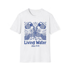 Living Water Linocut Style T-Shirt