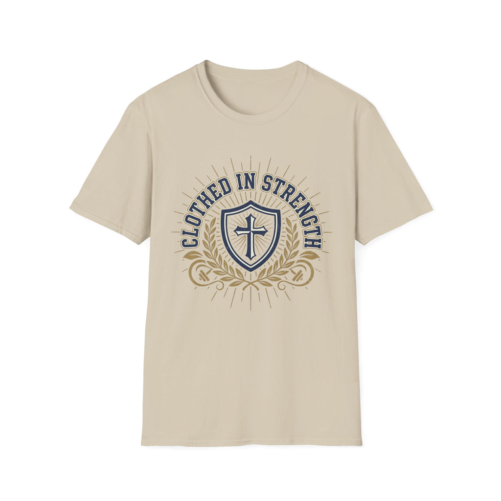 Clothed in Strength Emblem T-Shirt