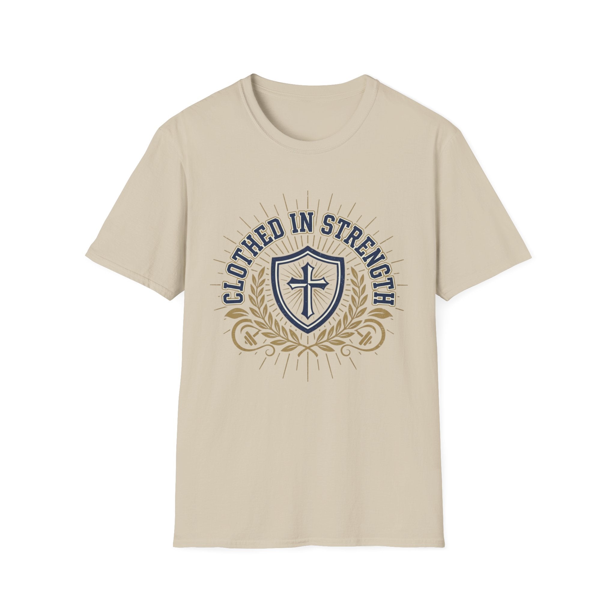 Clothed in Strength Emblem T-Shirt