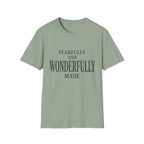 Fearfully and Wonderfully Made Text T-Shirt