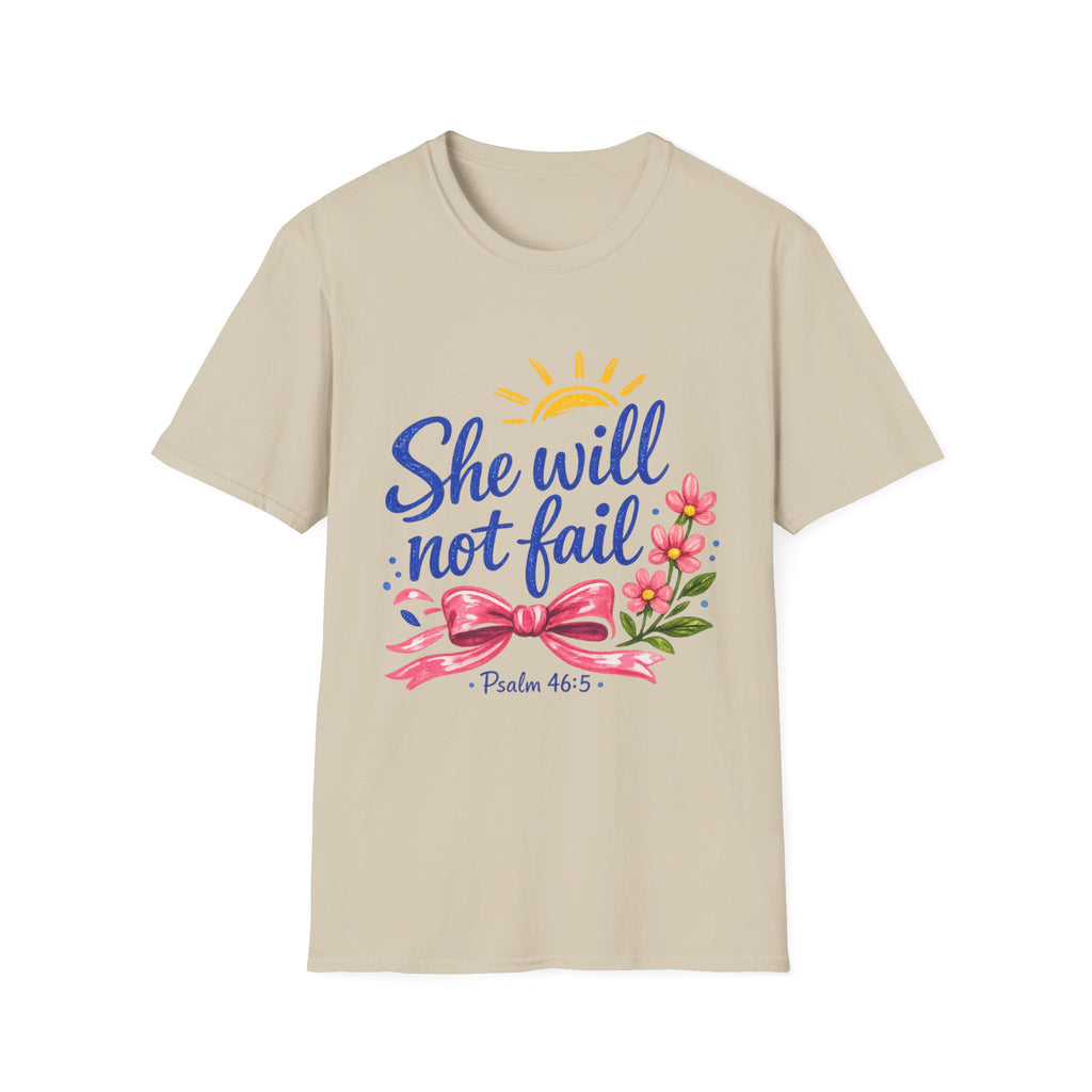 She Will Not Fail Whimsical T-Shirt