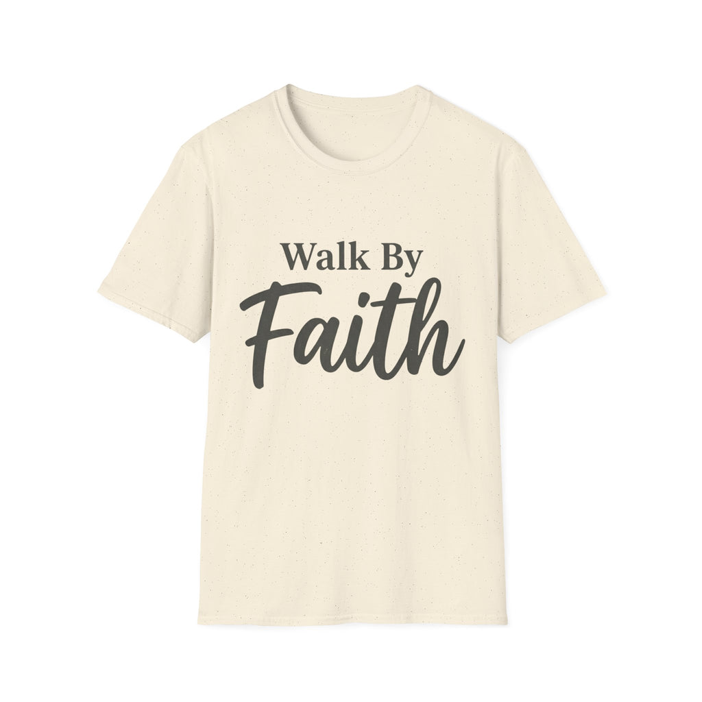 Walk by Faith Text T-Shirt