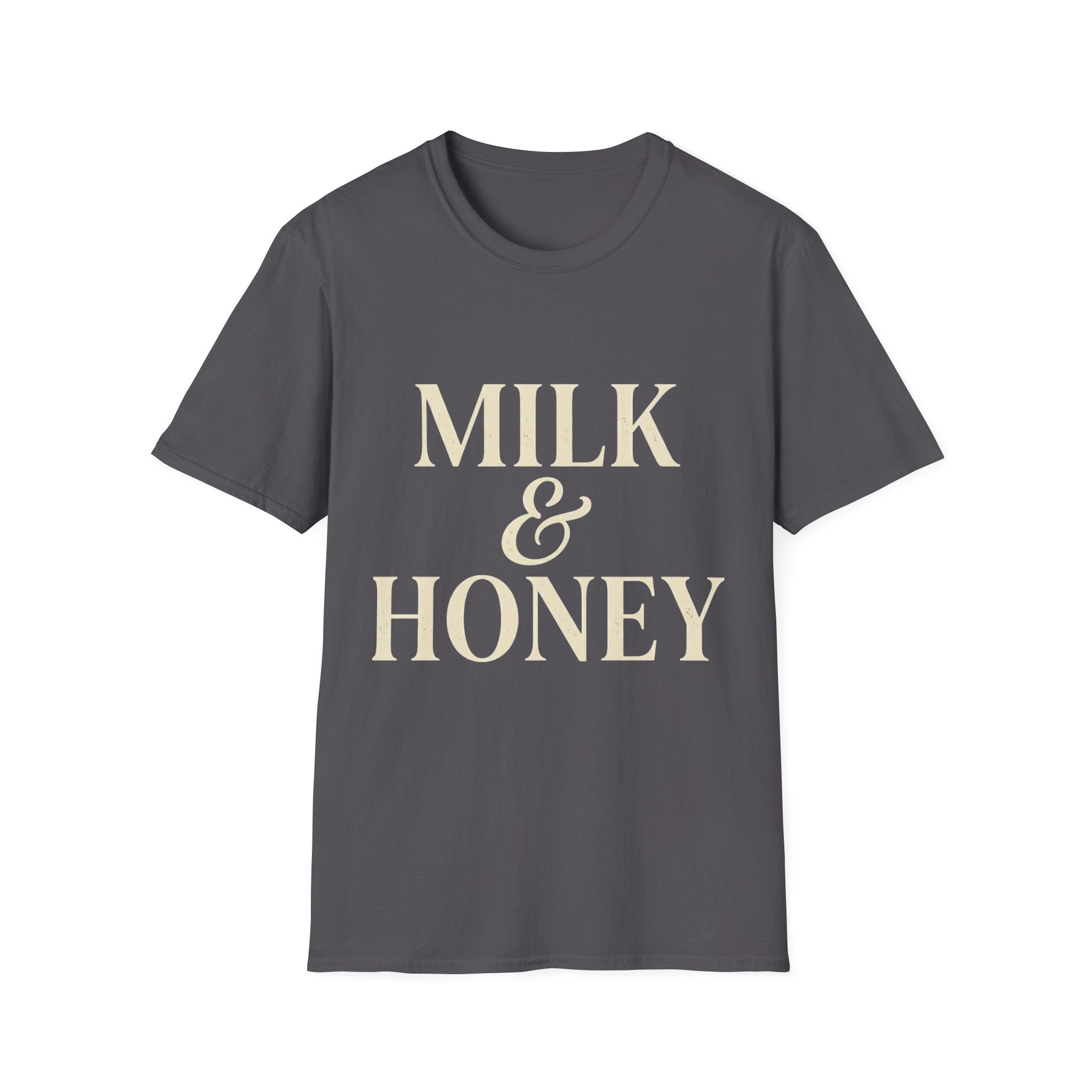 Milk & Honey Text T-Shirt