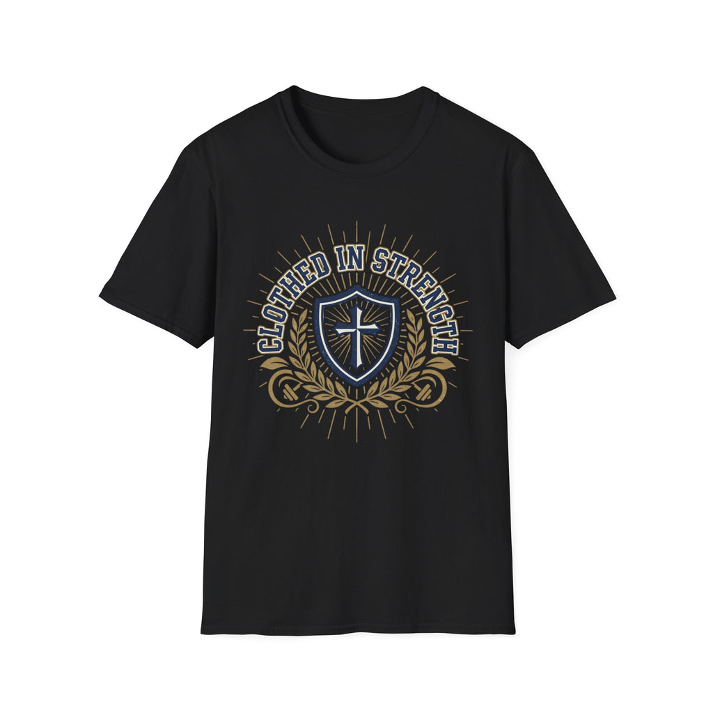 Clothed in Strength Emblem T-Shirt