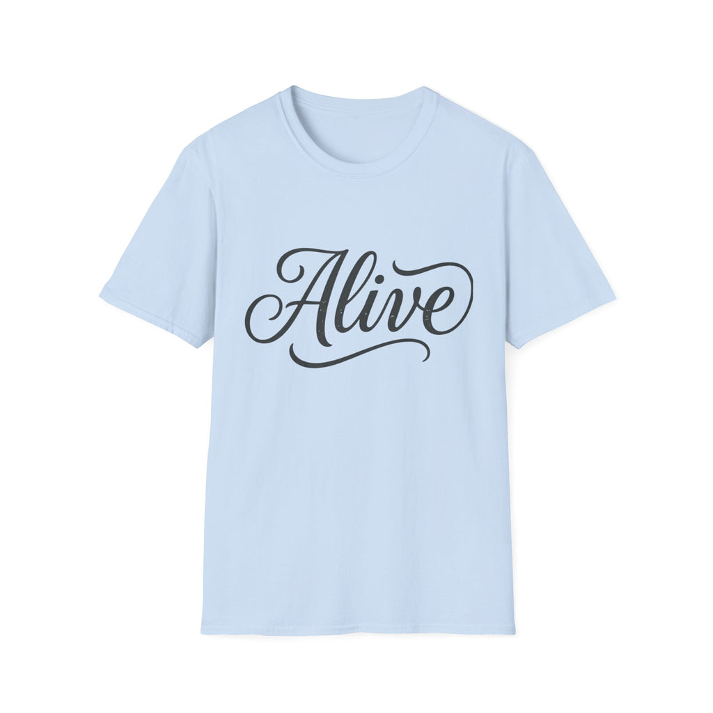 Alive Text T-Shirt