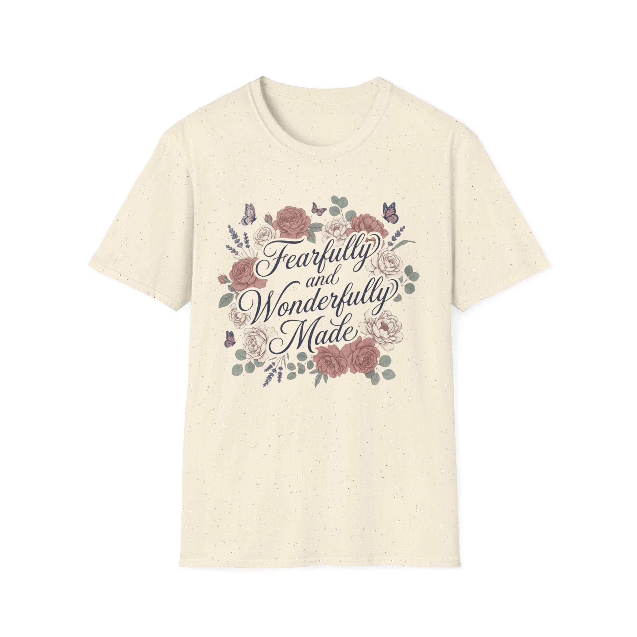 Fearfully and Wonderfully Made Floral T-Shirt