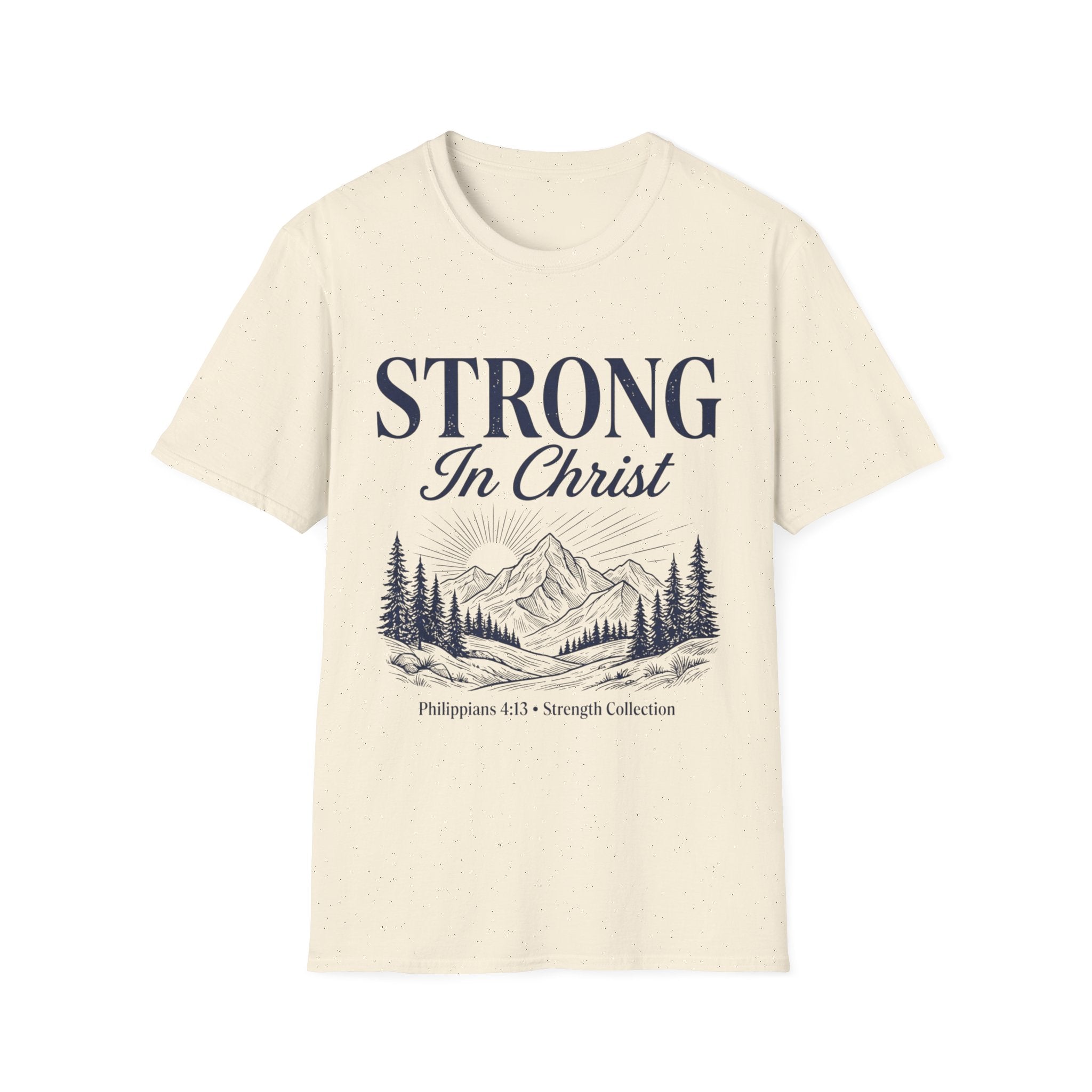 Strong in Christ Mountain T-Shirt