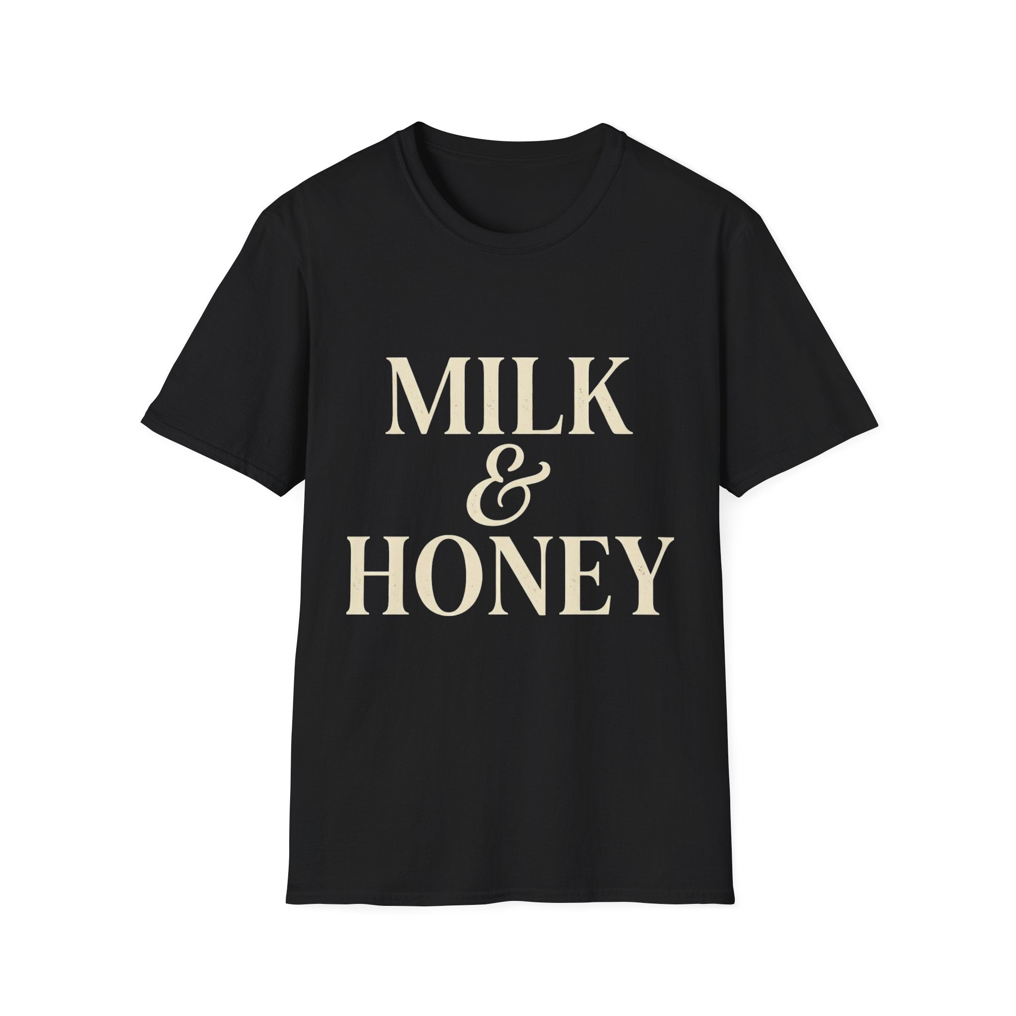 Milk & Honey Text T-Shirt